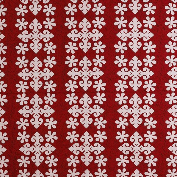 Floral Print Design Red Cotton .jpg