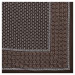 Brown Dabu Motif Print Diwan Size Bedsheet with 2 Pillow Covers