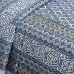 Ethnic Jaipuri Charm Blue Double Bed Sheet
