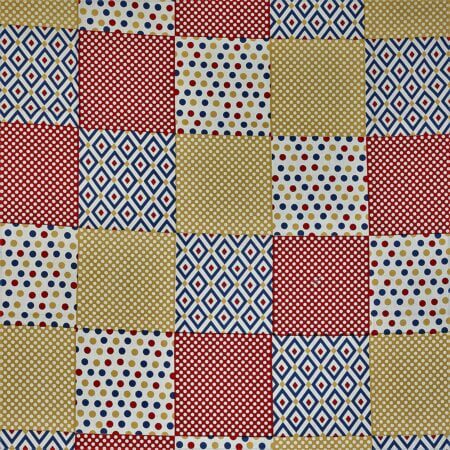 Traditional Sanganeri Print Brown Border Square Shape King Size Double Bed Sheet Closeup