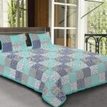Traditional Sanganeri Print Square Shape King Size Double Bed Sheet