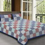 Traditional Sanganeri Print Square Shape King Size Double Bed Sheets