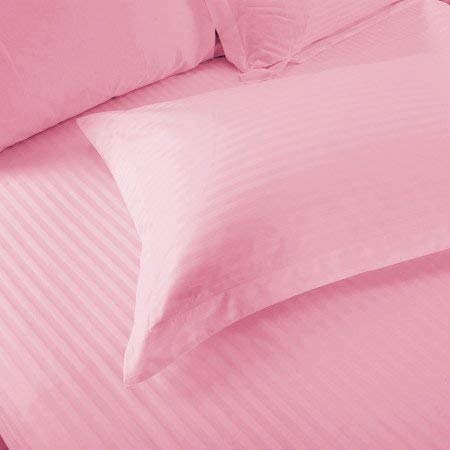 Solid Baby Pink Pure Cotton King Size, Pink King Size Bed Sheets