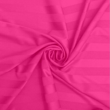 Solid Dark Pink Satin Pure Cotton King Size Bedsheets