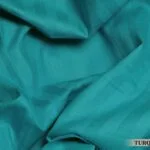 Aqua Turquoise Satin Pure Cotton King Size Bedsheet