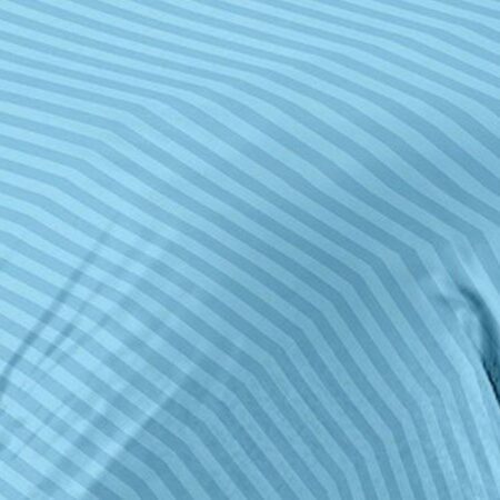 Light Blue Satin Pure Cotton King Size Bedsheet Closeup