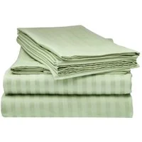 Pista Green Satin Pure Cotton King Size Bedsheet Closeup Pista Green Satin Pure Cotton King Size Bedsheet Closeup