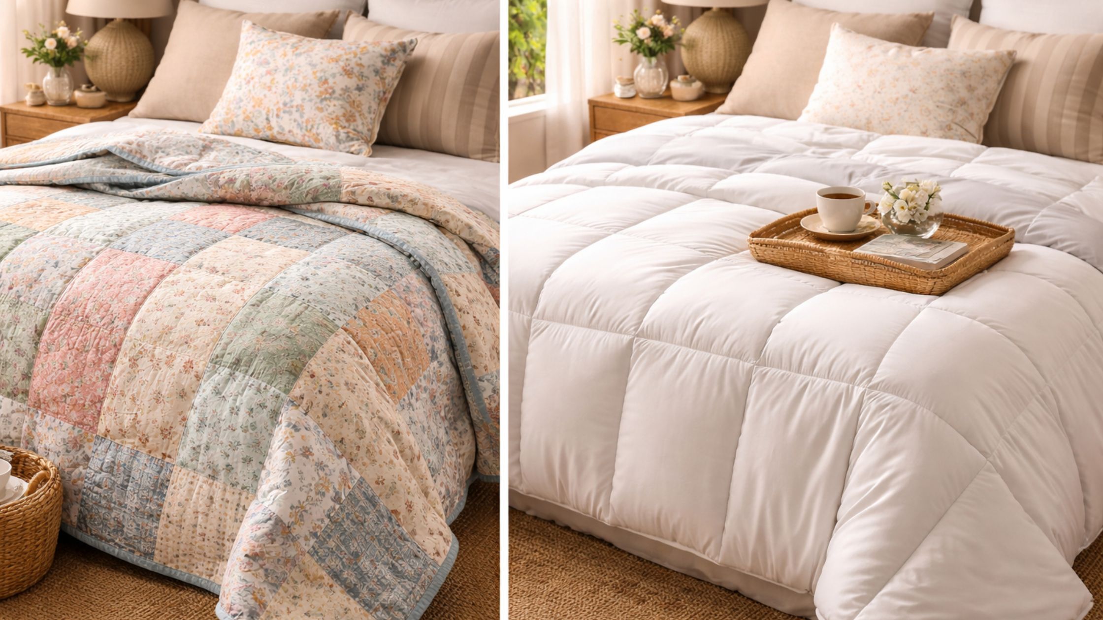 What Is The Difference Between The Quilt And Comforter