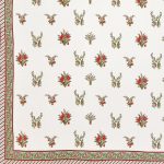 Beautiful Floral Print Double Bedsheets with 2 Pillow Covers Set