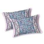 Ethnic Jaipuri Charm Pink Double Bed Sheet