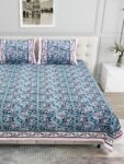 Ethnic Jaipuri Charm Pink Double Bed Sheet