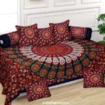 Colorful Mandala Tapestry Diwan Set