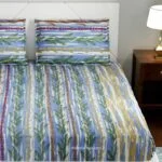 Deep Aquatic Sky Blue King Size BedSheet