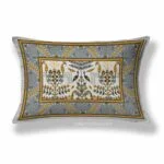 Artistic Modern Yellow Cream Jaipuri Print Single Bedsheet