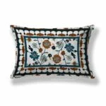 Jaipuri Brown Floral Print Single Bedsheet