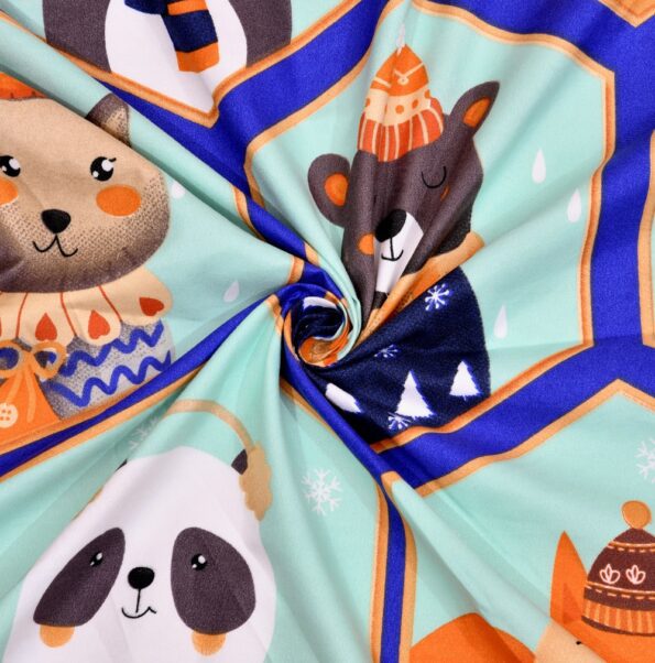 Panda Picachoo Supersoft Double Bedsheet Closeup