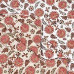 Pink Flower Bunch Pure Cotton Reversible Single Bed Dohar