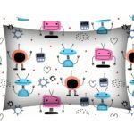 Fitted Sheet – Kids Colorful Robotics King Size Fitted Bedsheet
