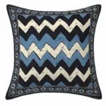 Blue Indigo ZigZag Printed Cushion Covers
