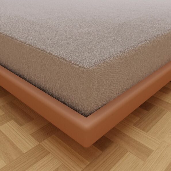 Elastic Fitted Mattress Protector - Grey Terry Cotton Waterproof and Elastic Fitted Mattress Protectors