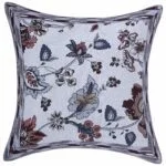 Beautiful Reddish Floral Printed Cushion Cover (16×16)