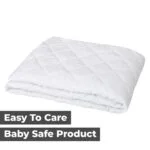 Quilted Mattress Protector – White Cotton Waterproof and Elastic Fitted Mattress Protector