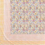 Multicolor Premium Floral Jaal Handblock Printed King Size Bedsheet (108×108)