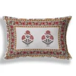 Ethnic Jaipuri Pure Cotton Pink Color Floral Single Bedsheet