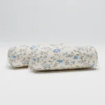 Light Yellow Blue Floral Print Pure Cotton Diwan Set