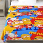 Minions Kids Pure Cotton Reversible Single Bed Dohars