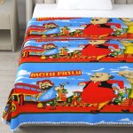 Motu Patlu Kids Pure Cotton Reversible Single Bed Dohar