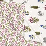 Green Handblock Boota Jaal Print Single Bed Reversible Dohar