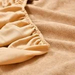 Elastic Fitted Mattress Protector – Mustard Terry Cotton Waterproof and Elastic Fitted Mattress Protector