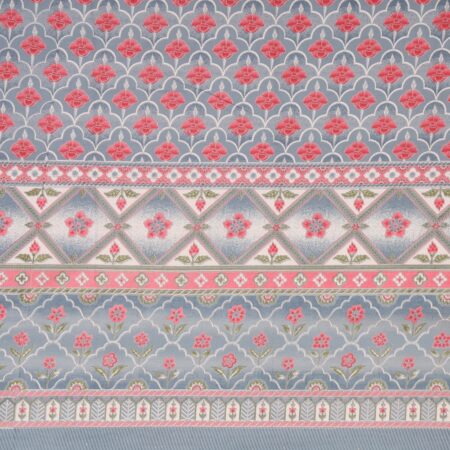 Dark Grey Jaal Printed Cotton King Size Bedsheet (108×108)