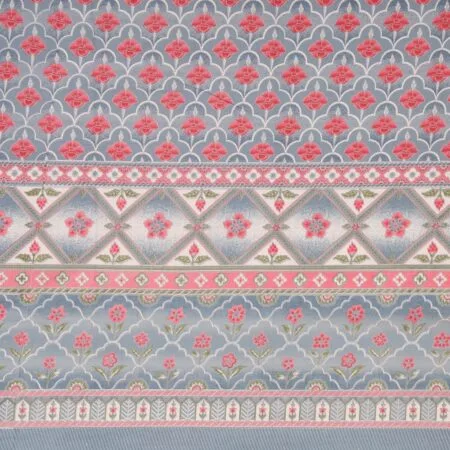 Dark Grey Jaal Printed Cotton King Size Bedsheet (108×108)