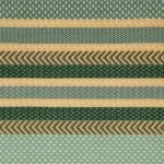 Luxury Green Stripes Pure Cotton King Size Bedsheets (108×108)