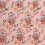 Pink Base Floral Print Double Bed Dohar + King Size Bedsheet with Two Pillow Cover