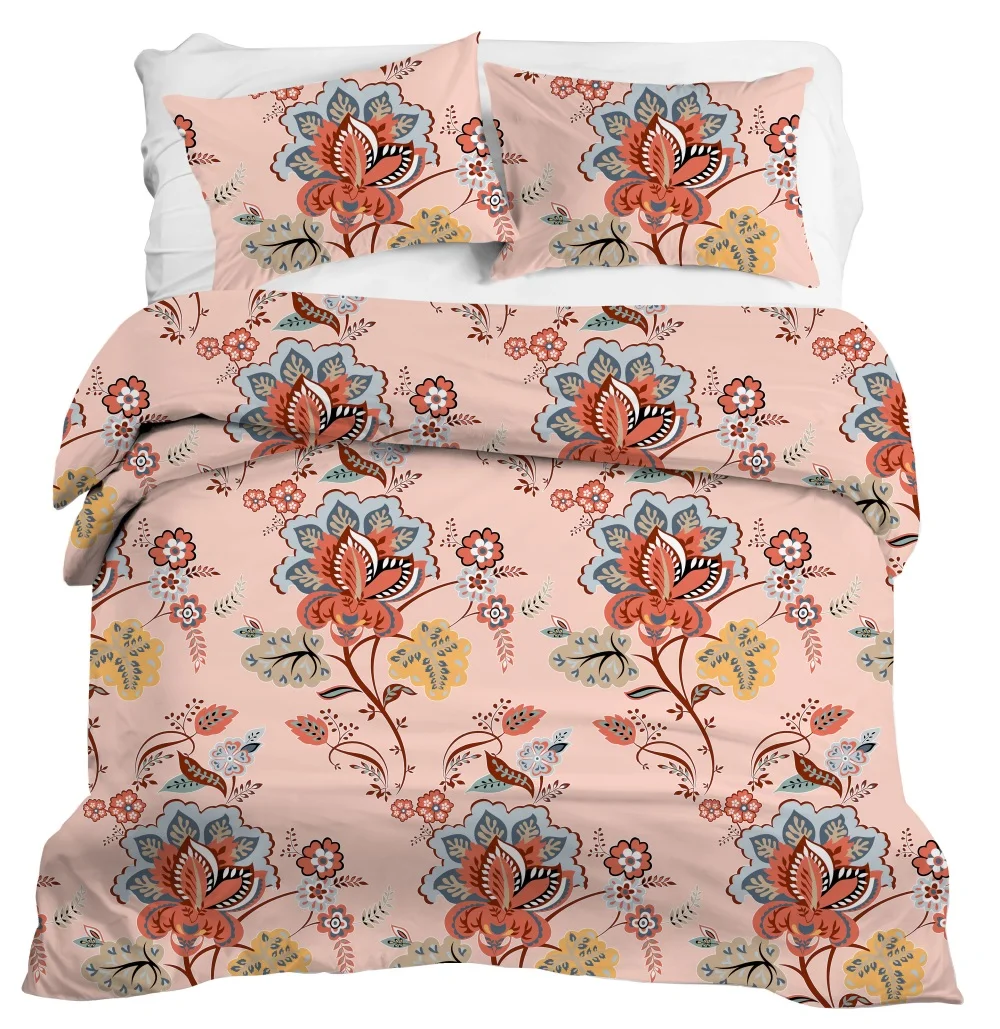 White bed isolated, white bed linen isolated, bed with pillows isolated