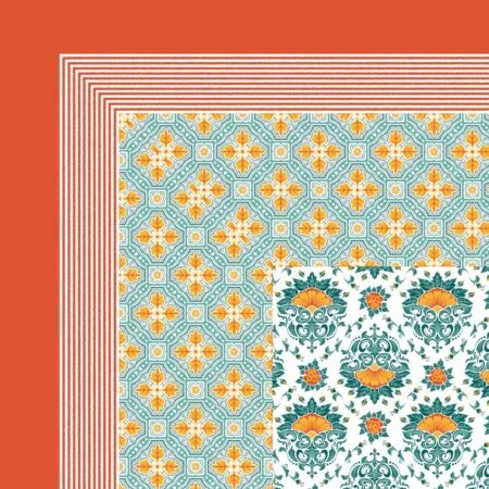 Ethnic Jaipuri Floral Motif Print King Size Bedsheet