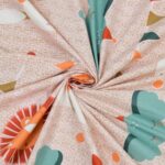 Orange Kids Bedsheet with One Pillow Cover