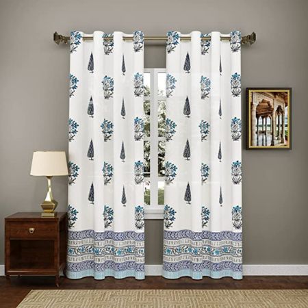 Hand Block Printed Curtains