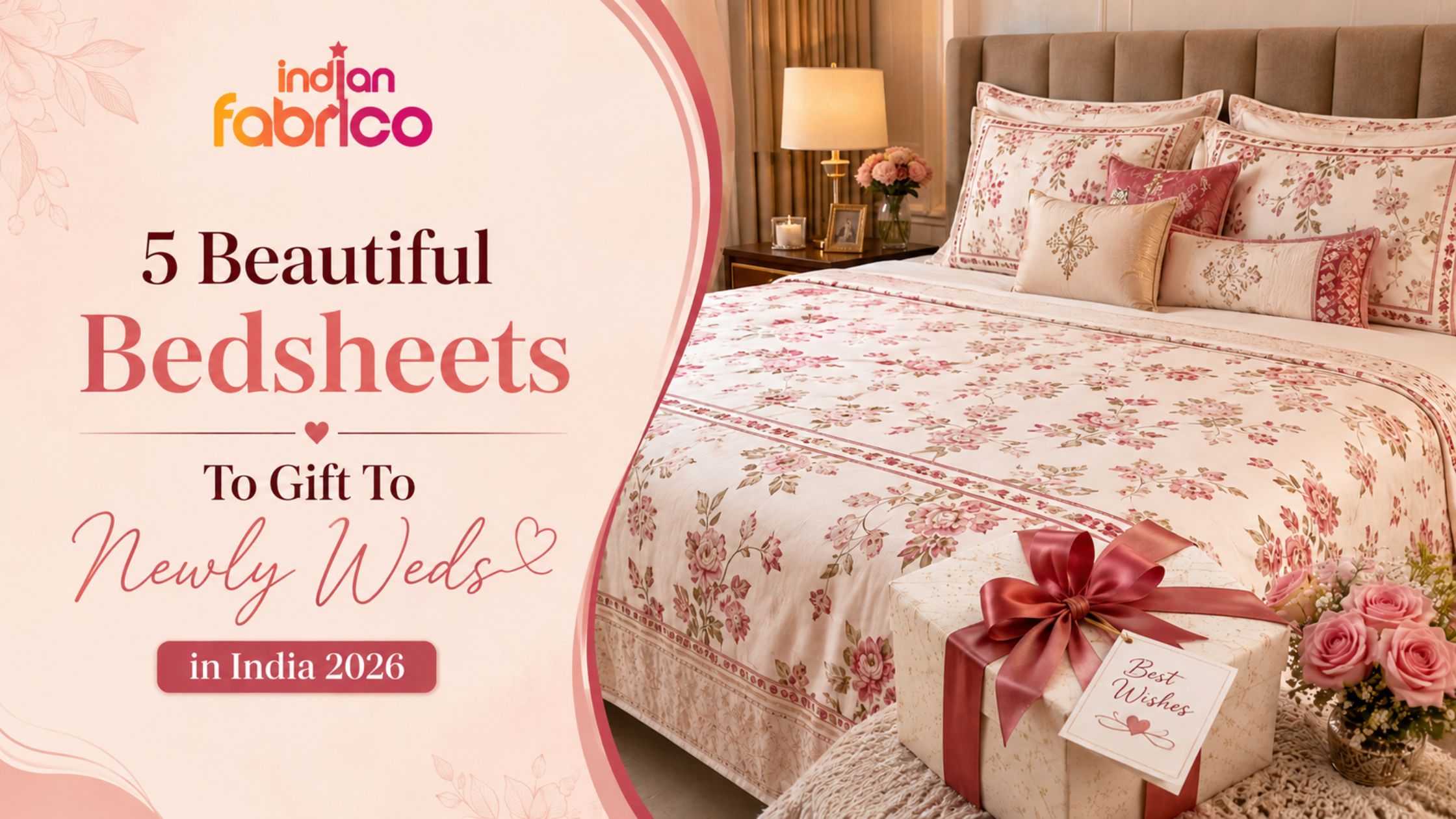 5 Beautiful Bedsheets To Gift To Newly Weds in India 2026